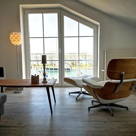 아파트 Fehmarn De Feine Stuuv In Orth Mit Meerblick 페마른